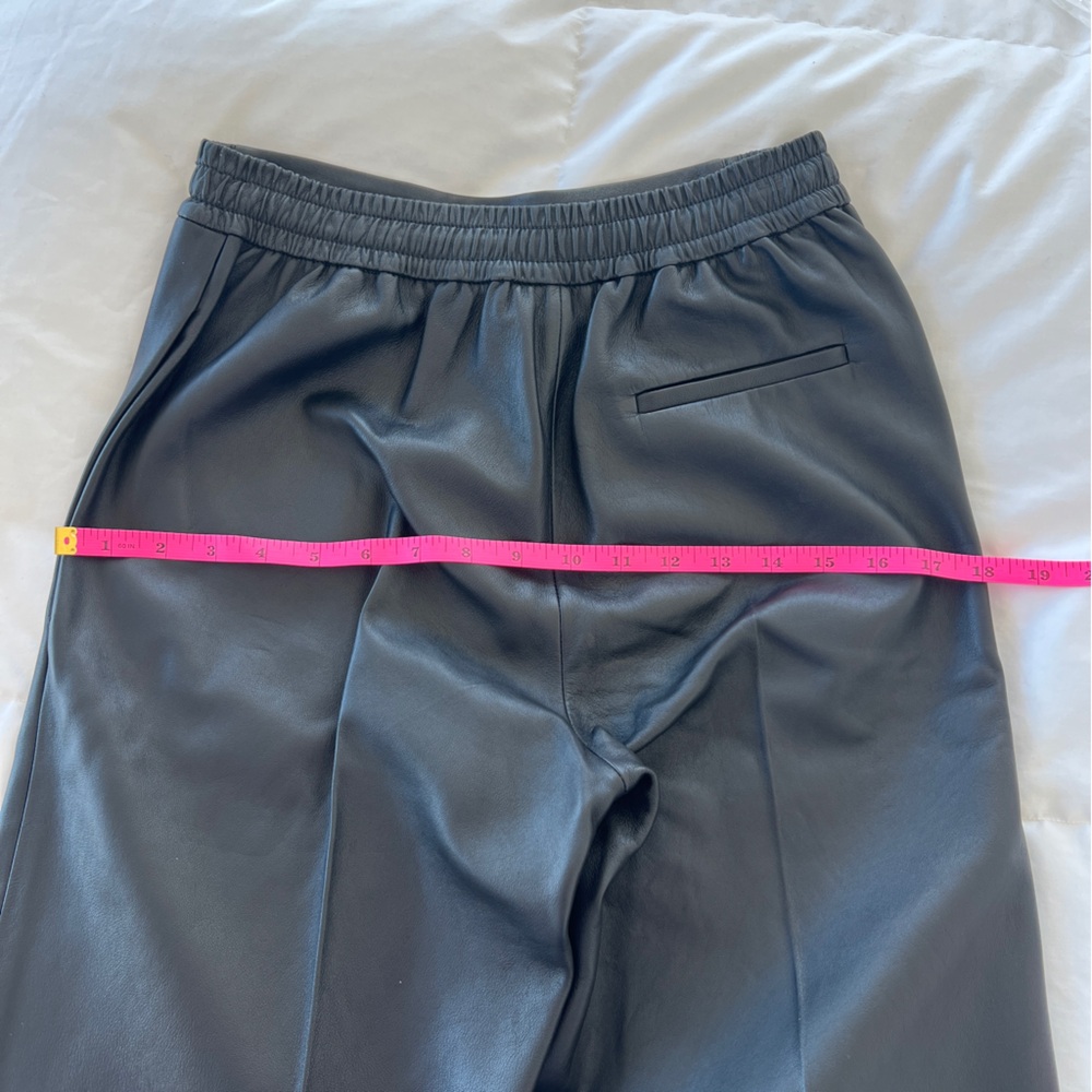 Cos women’s leather drawstring pan. Size 2 - Picture 8 of 9